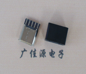 济宁麦克-迈克 接口USB5p焊线母座 带胶外套 连接器
