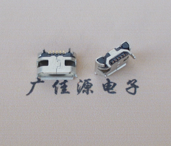 济宁Micro USB接口 usb母座 定义牛角7.2x4.8mm规格尺寸