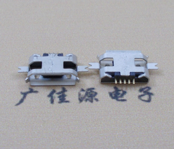 济宁MICRO USB 5P接口 沉板1.2贴片 卷边母座