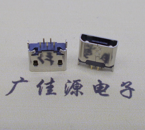 济宁micro usb 5p母座 立插直口 高度6.0mm尺寸