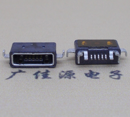 济宁MICRO USB防水AB型口母头3D图纸封装