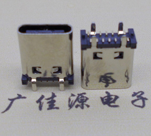 济宁立式贴板type-c14p母座长10.0mm