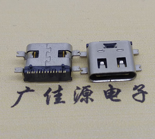 济宁type-c16p母座全贴带弹片连接器