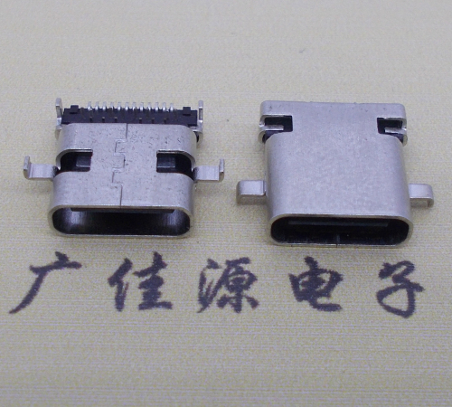 济宁卧式type-c24p母座沉板1.1mm前插后贴连接器