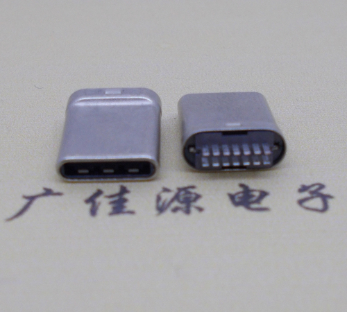 济宁type-c14p公头拉伸无地线厚3.6mm