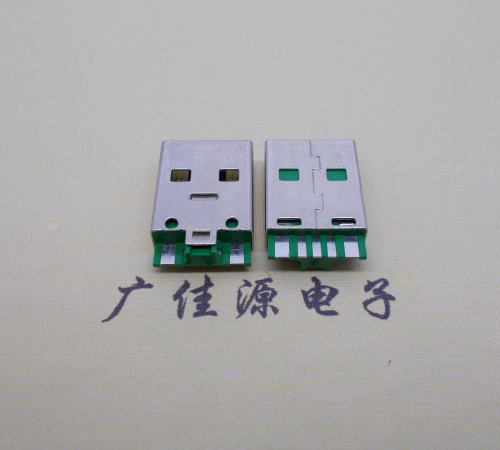 济宁usb5a公头.5p焊线带ic.大电流oppo闪充