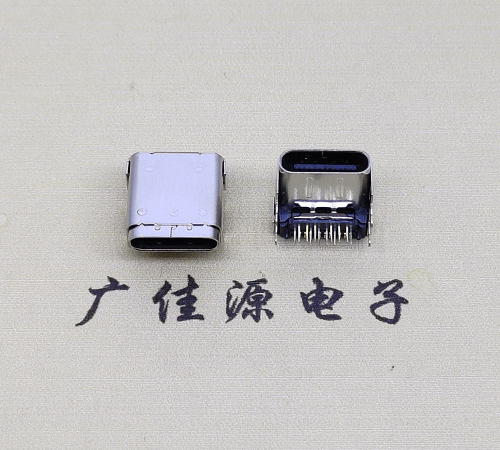 济宁type c24p板上母头 typec接口数据CL=3.4,DIP+SMT端子DIP长脚